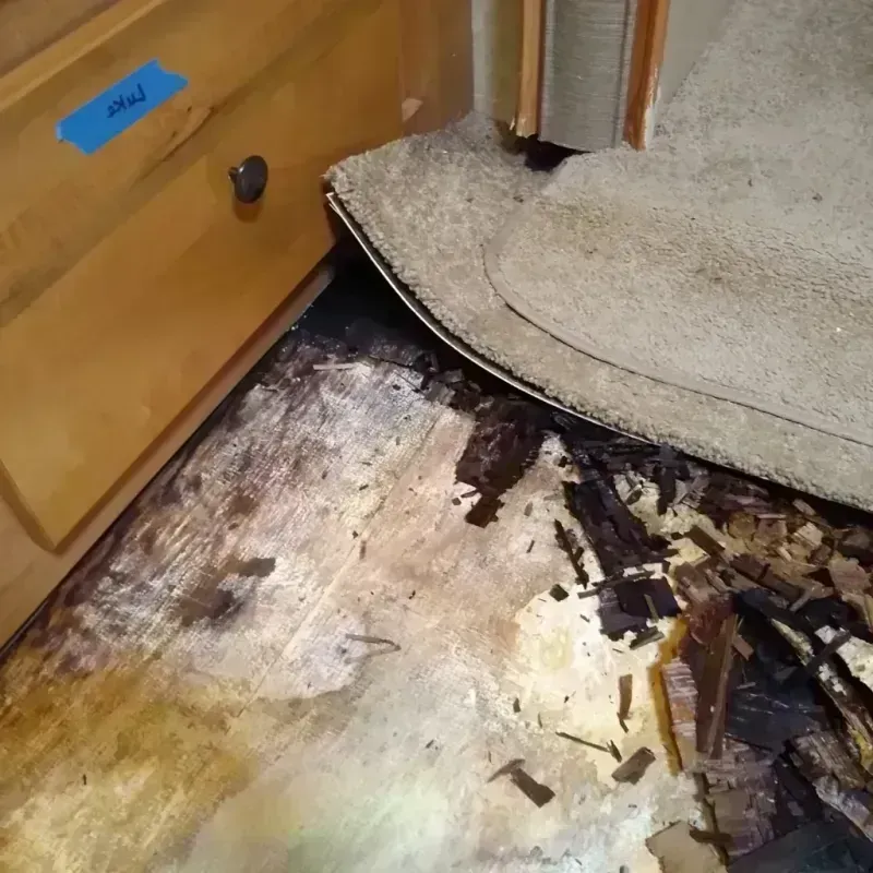 Wood Floor Water Damage in Bayside, NY